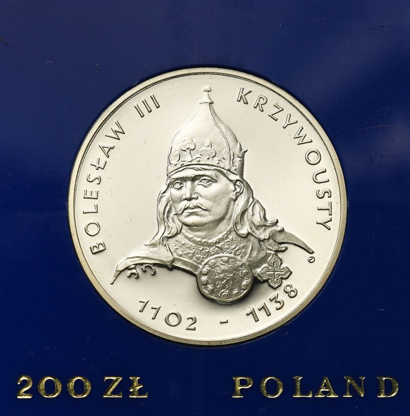 PRL. 200 złotych 1982 Bolesław Krzywousty, popiersie